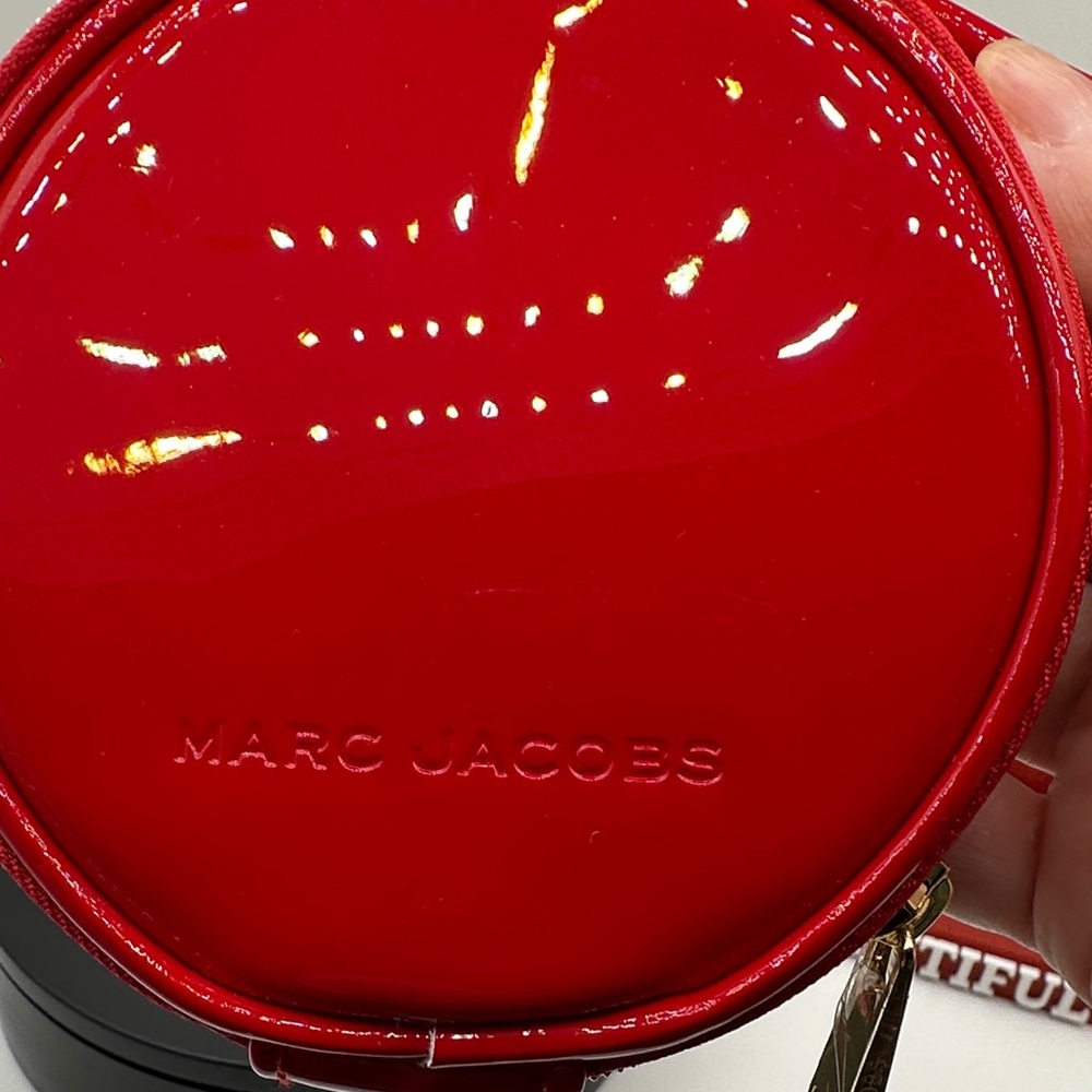 NIB 4in Marc Jacobs Glossy Red Crossbody Bag